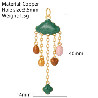 Sunce Oblak Duga Mjesec Dragonfly Privjesci za izradu nakita Bohemian Dijes Diy Naušnice Narukvica Ogrlica Dodaci