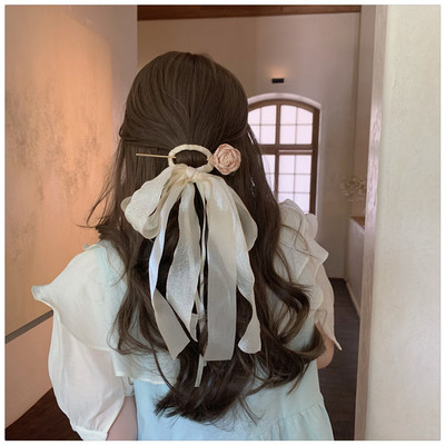 2022. aasta Hiina kikilõngast lilleline juuksenõel naistele magusa temperamendiga unikaalne võluv juuksepulk Vintage Aesthetics juukseaksessuaarid