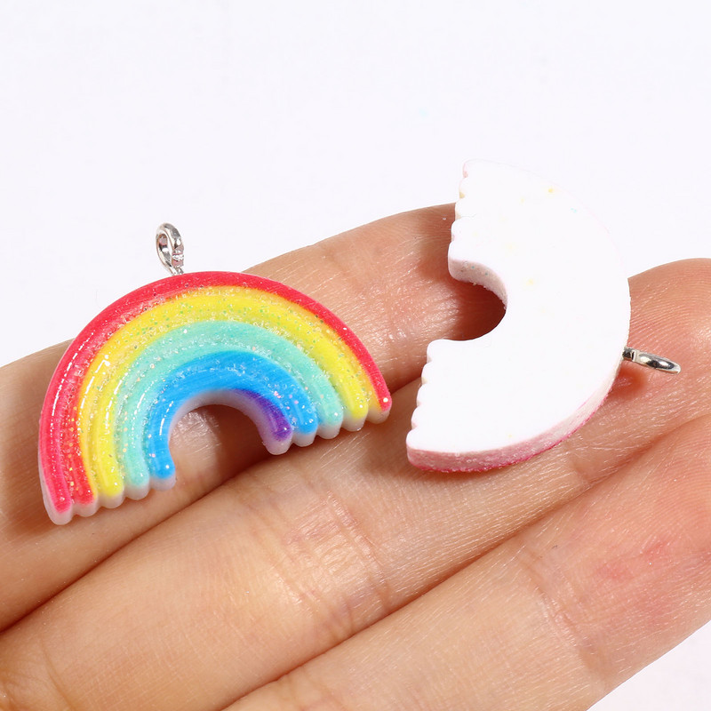 10 kom Smola Vremenska zbirka Privjesak Privjesak Svjetlucavi Privjesak duginih boja Privjesak za izradu ogrlice Narukvica Naušnice DIY nalazi