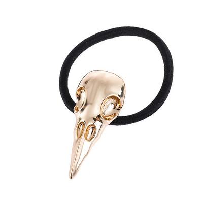 1 tk Naiste punk gooti Raven Skull Crow elastne juuksenöör juuksepael Juukseaksessuaarid Halloweeni scrunchie hulgimüük