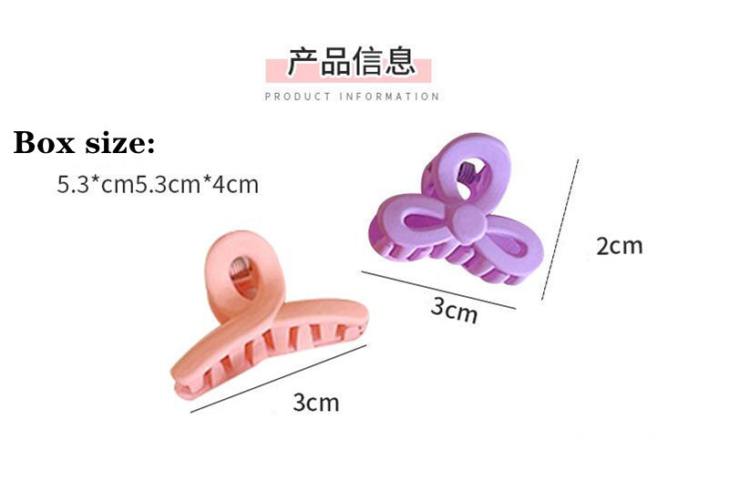 10db/dobozos mini cukorka színes kis markolatcsipesz Aranyos oldalsó csíptetős frufru Clip Broken Hair Clip Hajkiegészítők