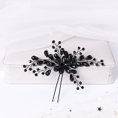 Μόδα Μαύρα Μπλε Κόκκινο Πράσινο Χρώμα Χτένες Μαλλιών Ειδικά Κρυστάλλινα Χειροποίητα Αξεσουάρ Μαλλιά Γάμου Bomicia Νυφικά Γυναικεία Κοσμήματα