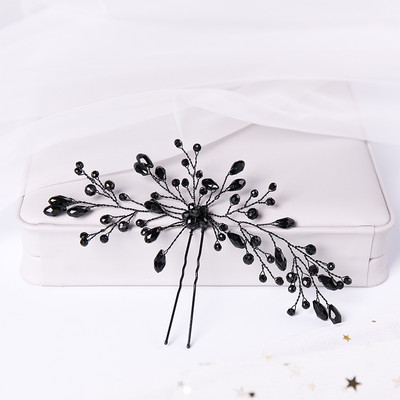 Μόδα Μαύρα Μπλε Κόκκινο Πράσινο Χρώμα Χτένες Μαλλιών Ειδικά Κρυστάλλινα Χειροποίητα Αξεσουάρ Μαλλιά Γάμου Bomicia Νυφικά Γυναικεία Κοσμήματα