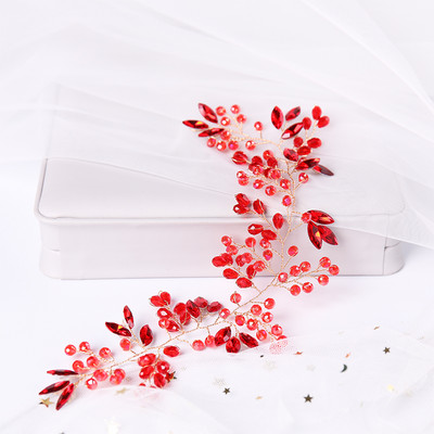 Μόδα Μαύρα Μπλε Κόκκινο Πράσινο Χρώμα Χτένες Μαλλιών Ειδικά Κρυστάλλινα Χειροποίητα Αξεσουάρ Μαλλιά Γάμου Bomicia Νυφικά Γυναικεία Κοσμήματα