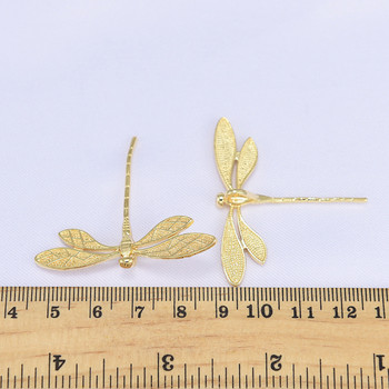 10 τμχ/παρτίδα 36x43 χιλιοστά κρεμαστό κρεμαστό κράμα Dragonfly Γούρια ρετρό κολιέ For DIY Jewelry Making Bocelet Accessories Handmade Findings