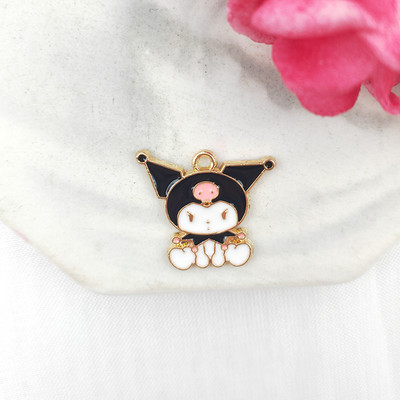 10 kom. Privjesak od legure, šarm, crtani film, životinja, naušnica, ogrlica, privjesak, mašna, mačka, velike uši, pas, DIY privjesak za ključeve, privjesak od emajla.