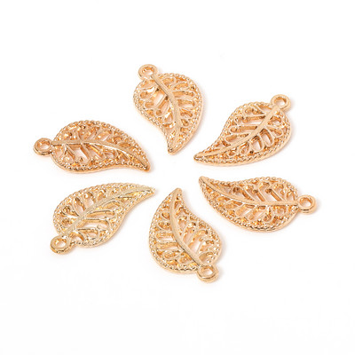 50vnt/stal. 9x17mm metaliniai maži lapai filigraniniai amatai žavūs pakabukai pasidaryk pats apyrankės priedai rankų darbo papuošalams.