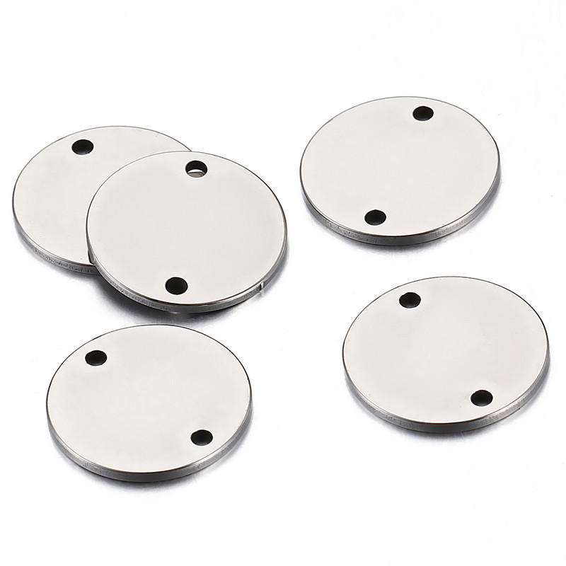 10 vnt Auksinių nerūdijančio plieno apvalių pakabukų pakabučiai 10 12 mm karoliukų papuošalams gaminti karoliai apyrankės jungtys „pasidaryk pats“ priedai