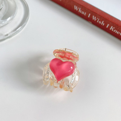 Y2k 90-es évek Esztétika Crystal Love Heart mini hajkarmok nőknek édes aranyos báj csajos hajcsat Koreai divatos hajkiegészítők