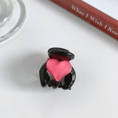 Y2k 90-es évek Esztétika Crystal Love Heart mini hajkarmok nőknek édes aranyos báj csajos hajcsat Koreai divatos hajkiegészítők