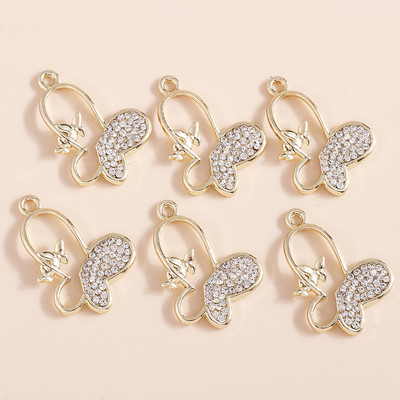 4 buc. Brelocuri excelente de cristal pentru ochi rele Pandantive de coliere, brățări, cercei, artizanat, artizanat, accesorii pentru bijuterii