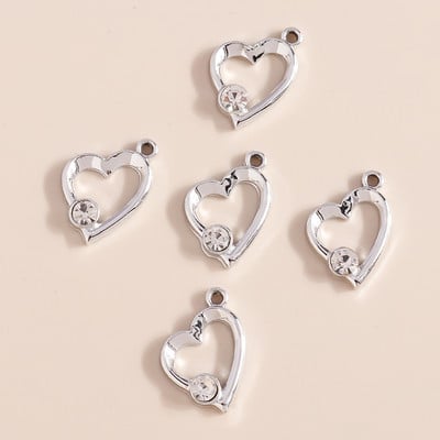 10 бр. 27*20 мм блестящи талисмани от кристална звезда за обеци, изработка на гривни, аксесоари, висулки, колие, ключодържател, изработка на бижута Направи си сам