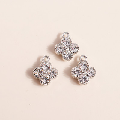 10 бр. 27*20 мм блестящи талисмани от кристална звезда за обеци, изработка на гривни, аксесоари, висулки, колие, ключодържател, изработка на бижута Направи си сам