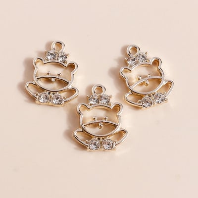 10 бр. 27*20 мм блестящи талисмани от кристална звезда за обеци, изработка на гривни, аксесоари, висулки, колие, ключодържател, изработка на бижута Направи си сам