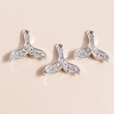 10 бр. 27*20 мм блестящи талисмани от кристална звезда за обеци, изработка на гривни, аксесоари, висулки, колие, ключодържател, изработка на бижута Направи си сам