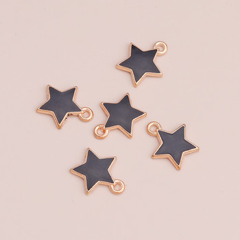 10 τμχ 13x13mm Σμάλτο Αστέρια Μενταγιόν Κοσμήματα για Γούρια DIY Κατασκευή Βραχιόλια Χειροτεχνία Σκουλαρίκια Κολιέ Χάντρες Αξεσουάρ