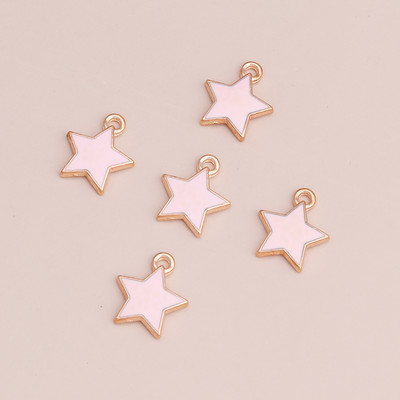10 buc 13x13mm stele emailat pandantive bijuterii pentru farmece DIY confectionare bratari Crafting cercei coliere margele accesorii