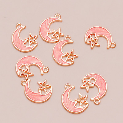 10 buc 13x13mm stele emailat pandantive bijuterii pentru farmece DIY confectionare bratari Crafting cercei coliere margele accesorii