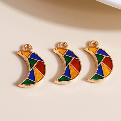 10 buc 13x13mm stele emailat pandantive bijuterii pentru farmece DIY confectionare bratari Crafting cercei coliere margele accesorii