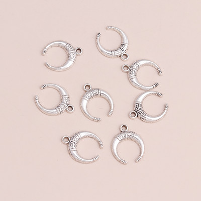 20vnt 9*39mm Helovino skeleto pakabukai kaklo papuošalams auskarams gaminti aksesuarai kaukolės pakabukai, skirti pasidaryk pats papuošalams gaminti