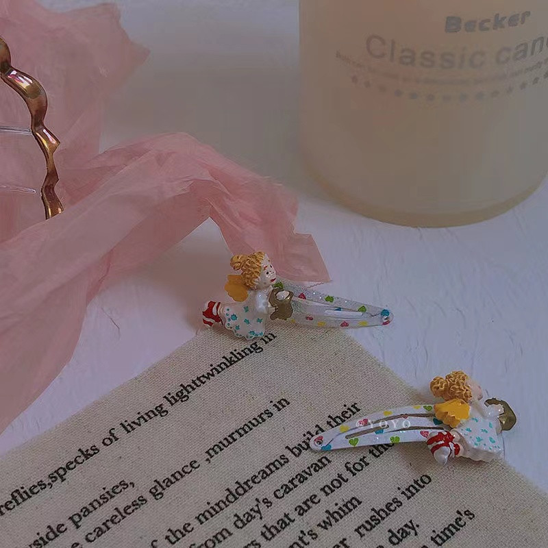 Mermaid Angel Girl Stars Bobis Pin Moterims Mielas Saldus žavesys Linksmi Klipai Estetinės tendencijos Plaukų aksesuarai Išskirtinės dovanos