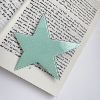 Többszínű szabálytalan Pentagram csillag akril hajtű nőknek Sweet Cool Girly Charm hajcsat Esztétika Y2K hajkiegészítők
