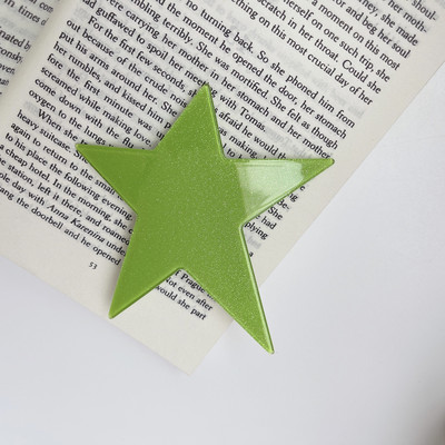 Többszínű szabálytalan Pentagram csillag akril hajtű nőknek Sweet Cool Girly Charm hajcsat Esztétika Y2K hajkiegészítők