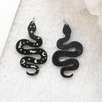 10 db Magic Snake Charms akril kreatív Halloween fülbevalóhoz kulcstartó medál nyaklánc barkács készítés
