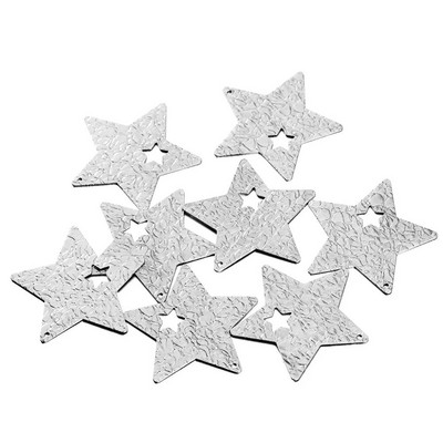 20 DB/tétel nagykereskedelmi réz sárgaréz Bling Star Charms medálok ékszerekhez barkács készítés nyaklánc csillag medál kiegészítők