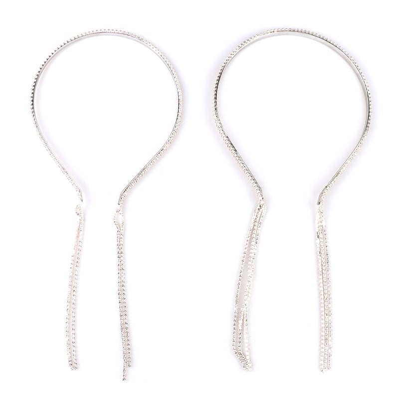 Daugiasluoksnė tinklinė vestuvinė galvos juosta, pilna Kalnų krištolinio akmens galvos grandinėlė tuščiavidurių plaukų priedai, krištoliniai galvos apdangalai, kepuraitės papuošalai