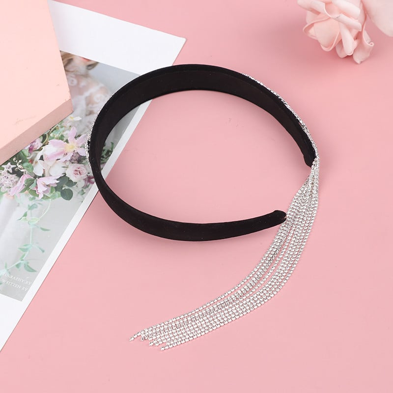 Daugiasluoksnė tinklinė vestuvinė galvos juosta, pilna Kalnų krištolinio akmens galvos grandinėlė tuščiavidurių plaukų priedai, krištoliniai galvos apdangalai, kepuraitės papuošalai