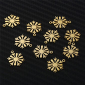 10 buc./lot, comerț cu ridicata din oțel inoxidabil, bijuterii cu pandantiv cu flori, fabricarea de coliere lucrate manual, accesorii lucrate manual