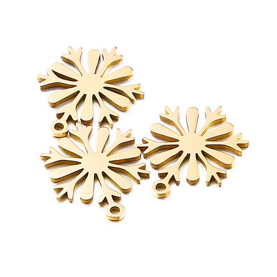 10 buc./lot, comerț cu ridicata din oțel inoxidabil, bijuterii cu pandantiv cu flori, fabricarea de coliere lucrate manual, accesorii lucrate manual