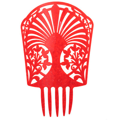 Vintage magas hajfésűk Színes acetát hajkiegészítők Faux teknőspáncél Hajcsattok Flamenco fejdíszek Női ékszer ajándék