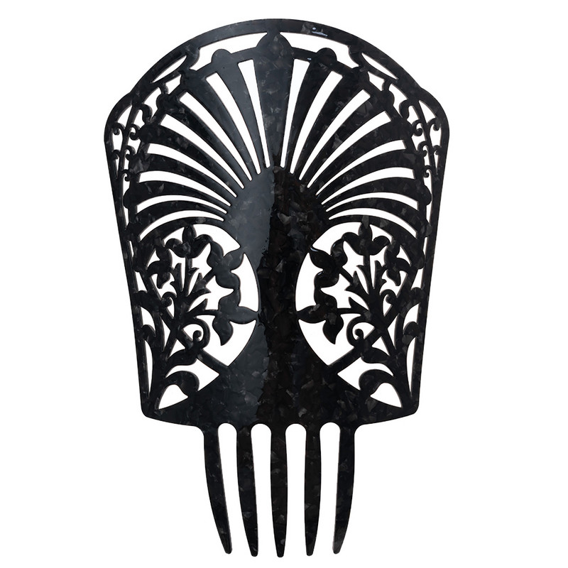 Vintage magas hajfésűk Színes acetát hajkiegészítők Faux teknőspáncél Hajcsattok Flamenco fejdíszek Női ékszer ajándék