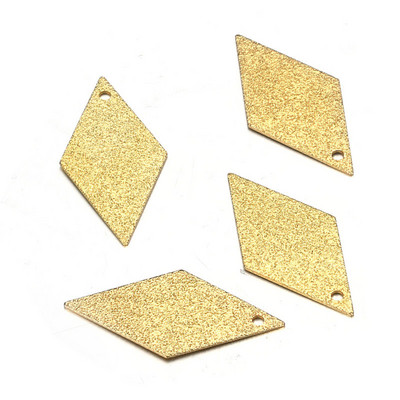 50 vnt. / partijoje Geometrinė serija Prizminė aukso sidabro spalvos žalvario pakabukai Stardust Tuščia štampavimo etiketė tinka papuošalų gamyba