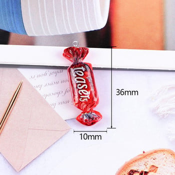 10 τμχ Cute Chocalate Candy Charms για βραχιόλια Κολιέ Σκουλαρίκι Κοσμήματα Κατασκευή Flatback Cabochon Floating Charm μενταγιόν C364