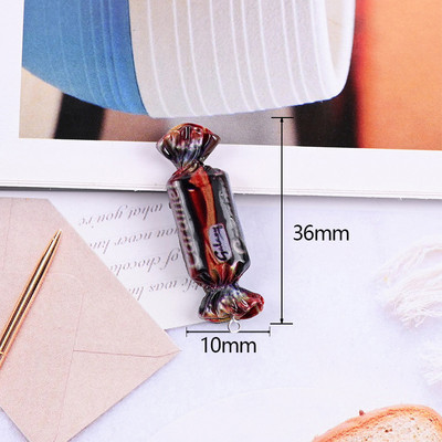 10 τμχ Cute Chocalate Candy Charms για βραχιόλια Κολιέ Σκουλαρίκι Κοσμήματα Κατασκευή Flatback Cabochon Floating Charm μενταγιόν C364