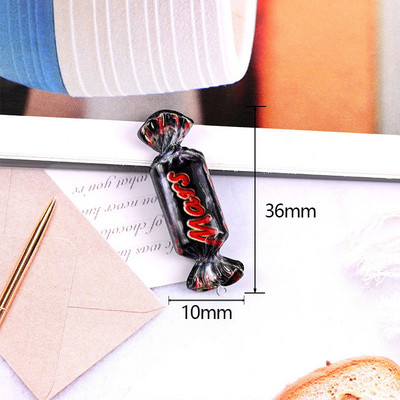 10 τμχ Cute Chocalate Candy Charms για βραχιόλια Κολιέ Σκουλαρίκι Κοσμήματα Κατασκευή Flatback Cabochon Floating Charm μενταγιόν C364