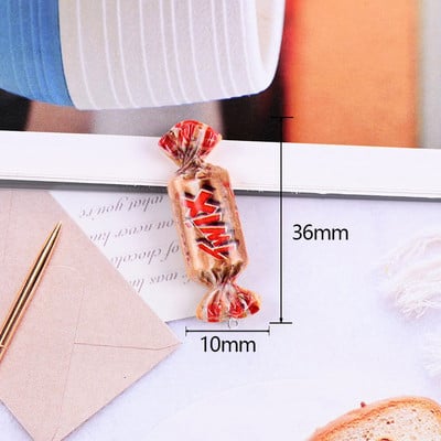 10 τμχ Cute Chocalate Candy Charms για βραχιόλια Κολιέ Σκουλαρίκι Κοσμήματα Κατασκευή Flatback Cabochon Floating Charm μενταγιόν C364