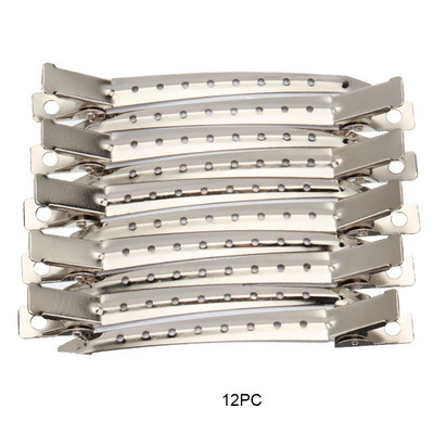 10/12 DB Professzionális sminkkapocs szalon fodrász női hajlítás nélküli hajkapcsok göndör hajcsat gyűrődésmentes hajtű-formázó eszköz