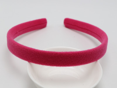 6 mišrių spalvų aksominis audinys, padengtas Alice plaukų juosta, 15 mm plaukų aksesuaras