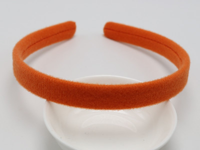 6 mišrių spalvų aksominis audinys, padengtas Alice plaukų juosta, 15 mm plaukų aksesuaras