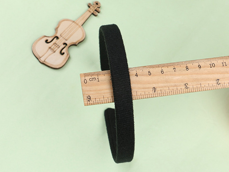 6 mišrių spalvų aksominis audinys, padengtas Alice plaukų juosta, 15 mm plaukų aksesuaras