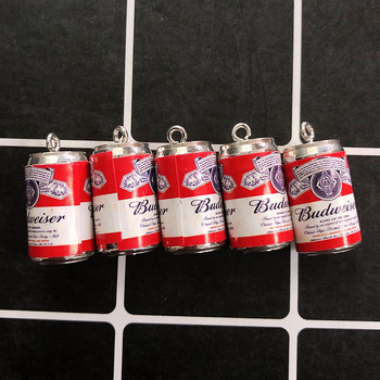 10 τμχ Πλαστικό Mini Can Wine Bottle Charms DIY Cute Drink Bottles Σκουλαρίκια Κρεμαστά κοσμήματα Αξεσουάρ D91