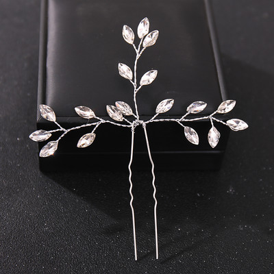 Crystal Pearl Flower Hajtűk Clipek Női Menyasszonyi Haj Ékszerek Esküvői Haj Kiegészítők Strasszos Party Hajtű Fejdísz