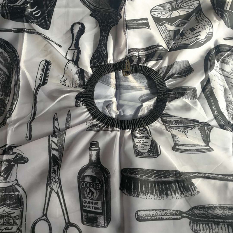 Suaugusiųjų salonas Kirpykla Apsauga Prijuostė Permė Skara Plaukų kirpimo suknelė Kirpėjas Cape Plaukų kirpimas Cape Neperšlampamas kirpyklų salono reikmenys