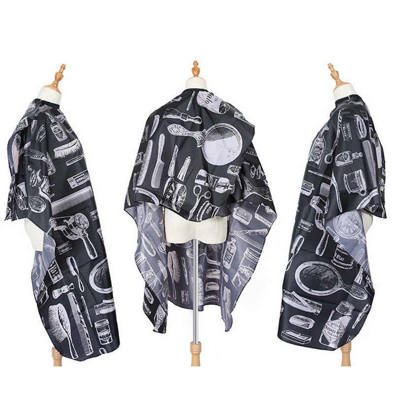 Suaugusiųjų salonas Kirpykla Apsauga Prijuostė Permė Skara Plaukų kirpimo suknelė Kirpėjas Cape Plaukų kirpimas Cape Neperšlampamas kirpyklų salono reikmenys