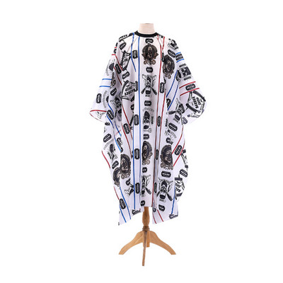 Juuksuri riide muster Juuste lõikamine veekindel riie Salong Barber Cape Professionaalne juuksuristiil Retro juuksuri riie