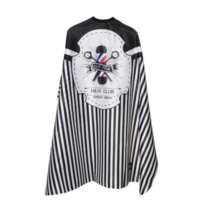 Juuksuri riide muster Juuste lõikamine veekindel riie Salong Barber Cape Professionaalne juuksuristiil Retro juuksuri riie